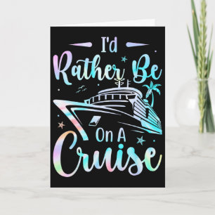Tarjeta Mejor Estoy En Modo De Vacaciones De Crucero Famil