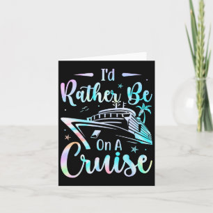 Tarjeta Mejor Estoy En Modo Vacaciones De Crucero Familia