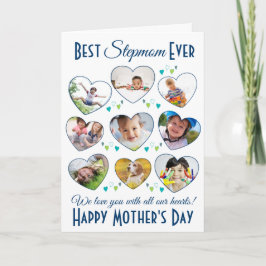 Tarjeta Mejor foto del corazón del Día de la Madre