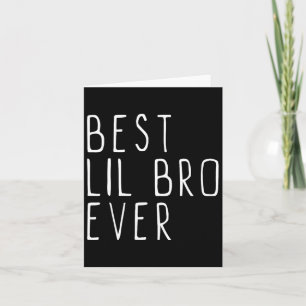 Tarjeta Mejor hermanito genial alguna vez Hermano pequeño