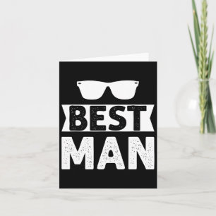 Tarjeta Mejor hombre Boda Groomsmen Gracioso soltero P