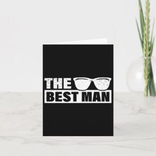 Tarjeta Mejor hombre Boda Groomsmen Gracioso soltero P