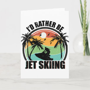Tarjeta Mejor Jet Ski en la Playa Deportes Acuáticos Vinta