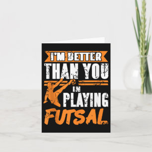 Tarjeta Mejor Jugador De Futsal En Ta De Juego De Atleta D