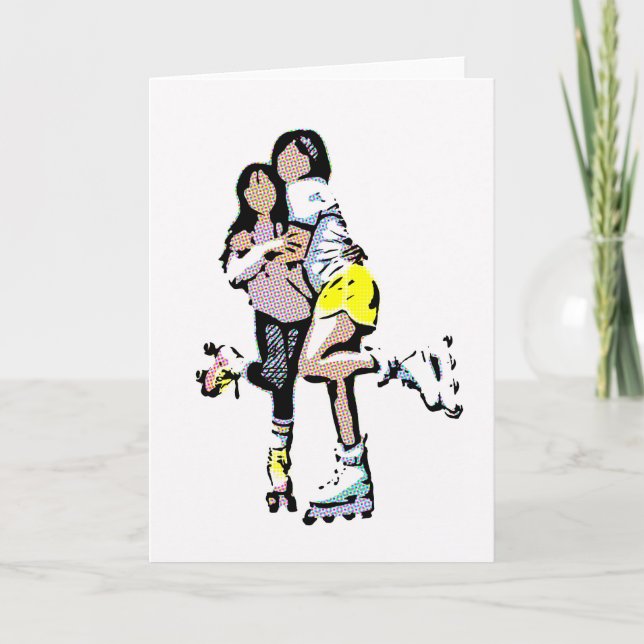 Tarjeta Mejor libro de historietas de patinaje para patina (Anverso)