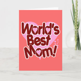 Tarjeta Mejor madre del mundo!
