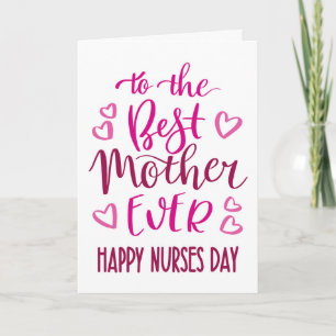 Tarjeta Mejor Madre del Mundo Tipografía del Día de las En