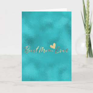 Tarjeta Mejor Mamá del Corazón de Ever