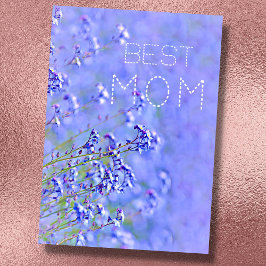 Tarjeta Mejor Mamá mejor mamá pastel elegante floral 