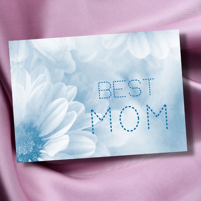 Tarjeta Mejor Mamá mejor mamá pastel elegante floral  (Subido por el creador)