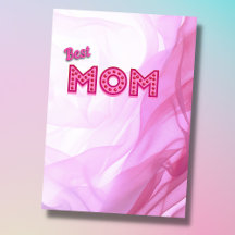 Mejor Mamá mejor mamá siempre rosa moderno chic el