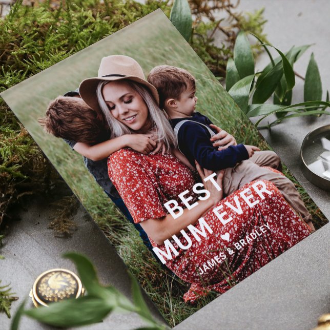 Tarjeta Mejor MAMÁ para el Día de la Madre (Subido por el creador)
