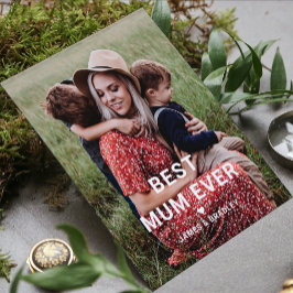 Tarjeta Mejor MAMÁ para el Día de la Madre