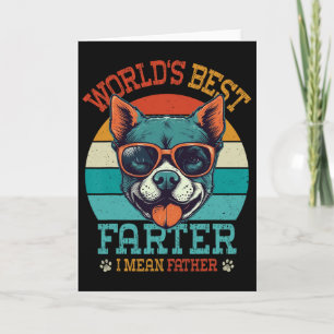 Tarjeta Mejor Padre del Mundo Quiero Decir Padre Mejor Pap