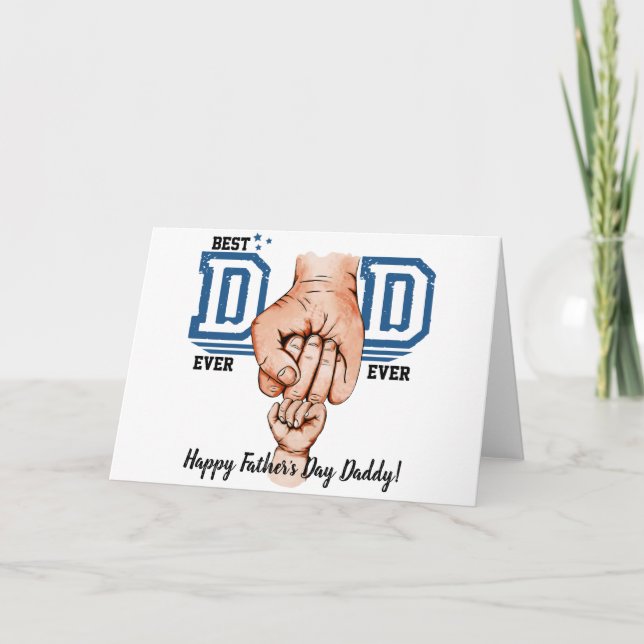 Tarjeta Mejor Papá de siempre - Famoso tributo al Día del  (Anverso)
