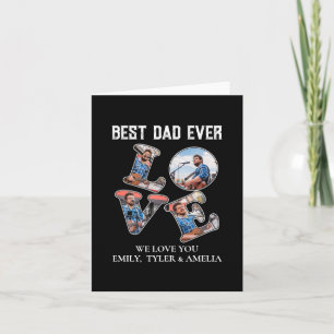 Tarjeta Mejor Papá de Todos los Tiempos Amantes de la Guit