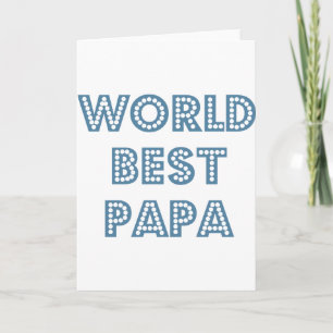 Tarjeta Mejor Papá del Mundo