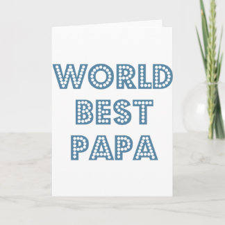Tarjeta Mejor Papá del Mundo
