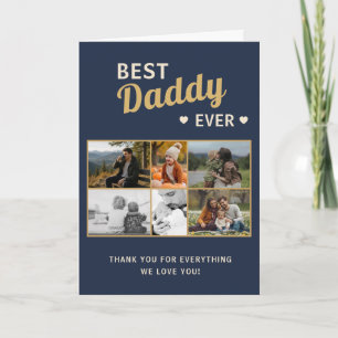 Tarjeta Mejor Papá del Mundo 6 Fotos Día del Padre