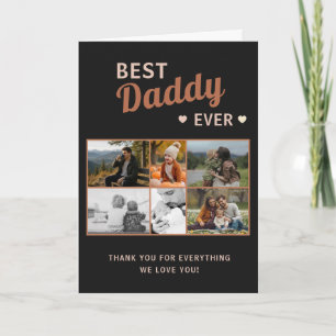 Tarjeta Mejor Papá del Mundo 6 Fotos Día del Padre