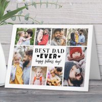 Mejor Papá del Mundo Collage de Fotos Día del Padr