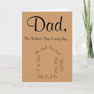 Tarjeta Mejor Papá del Mundo Día del Padre