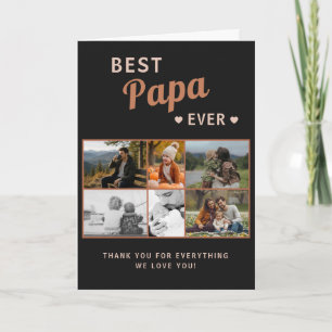 Tarjeta Mejor Papá del Mundo Día del Padre 6 Fotos