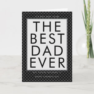 Tarjeta Mejor Papá del Mundo Divertido Día del Padre Moder