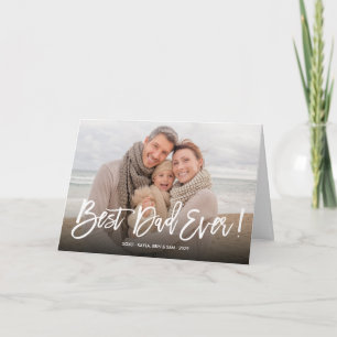 Tarjeta Mejor Papá del Mundo Felicitaciones Modernas para 