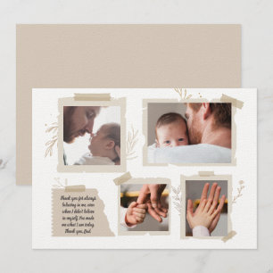 Tarjeta Mejor papá del mundo, primer día del padre, feliz 