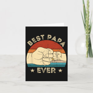 Tarjeta Mejor Papá del Mundo Puño Divertido Abuelo Día del