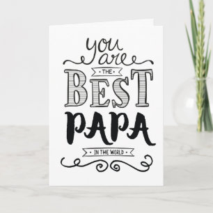 Tarjeta Mejor Papa en el cumpleaños mundial