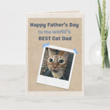 Mejor Papá Gato del Mundo de parte del Mejor Gato 