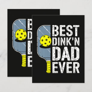 Tarjeta Mejor pickleball Papá Ever Dink'N