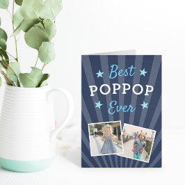 Tarjeta Mejor Poppop de la historia | Foto del Día del Pad