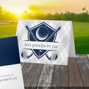 Tarjeta Mejor por Par Regalo Personalizado de Golf Plegabl