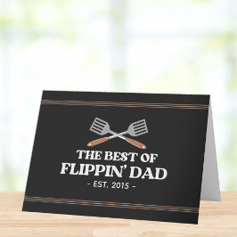 Tarjeta Mejor Receta Retro De Flippin Dad Spatula