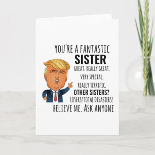 Tarjeta Mejor regalo de hermana
