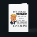 Tarjeta Mejor regalo para abuelos<br><div class="desc">Regalos de ropa para hombres,  mujeres,  señoras,  adultos,  niños,  niñas,  parejas,  mamá,  papá,  tía,  tío,  él y ella. Perfecto para cumpleaños,  aniversarios,  escuela,  graduaciones,  fiestas,  Navidad.</div>