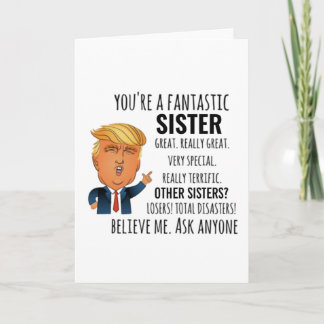 Tarjeta Mejor regalo para hermana