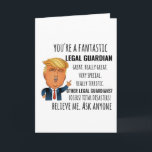 Tarjeta Mejor regalo para tutor legal<br><div class="desc">Ropa de regalo para hombres,  mujeres,  señoras,  adultos,  niños,  niñas,  parejas,  mamá,  papá,  tía,  tío,  él y ella. Perfecto para cumpleaños,  aniversarios,  escuela,  graduaciones,  fiestas,  Navidad.</div>