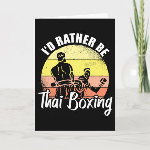 Tarjeta Mejor ser boxeador de boxeo tailandés kickboxing d