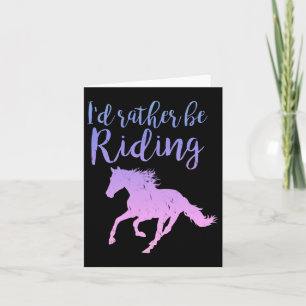 Tarjeta Mejor Sería Montar Caballos A Caballo Ri Ecuestre