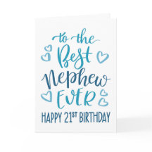 Mejor sobrino de todos Tipografía de cumpleaños nú