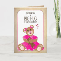 Mejore a los niños Chica Teddy Bear Abrazando oso