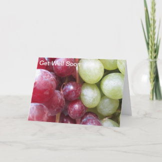 Tarjeta Mejore las uvas pronto