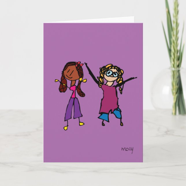 Tarjeta Mejores amigos (Anverso)