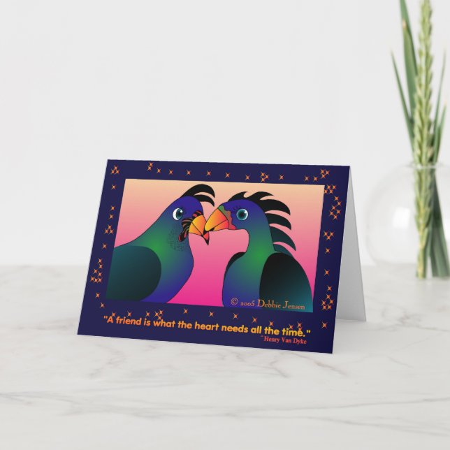 Tarjeta Mejores amigos de Debbie Jensen (Anverso)