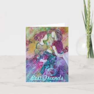 Tarjeta Mejores amigos" Notecard