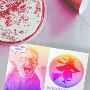 Tarjeta Mejores brujas divertidas para ti foto filtrada